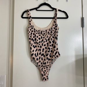 Cheetah print bodysuit
